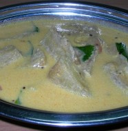 Vazhaikai (Banana) Paal Kuzhambu