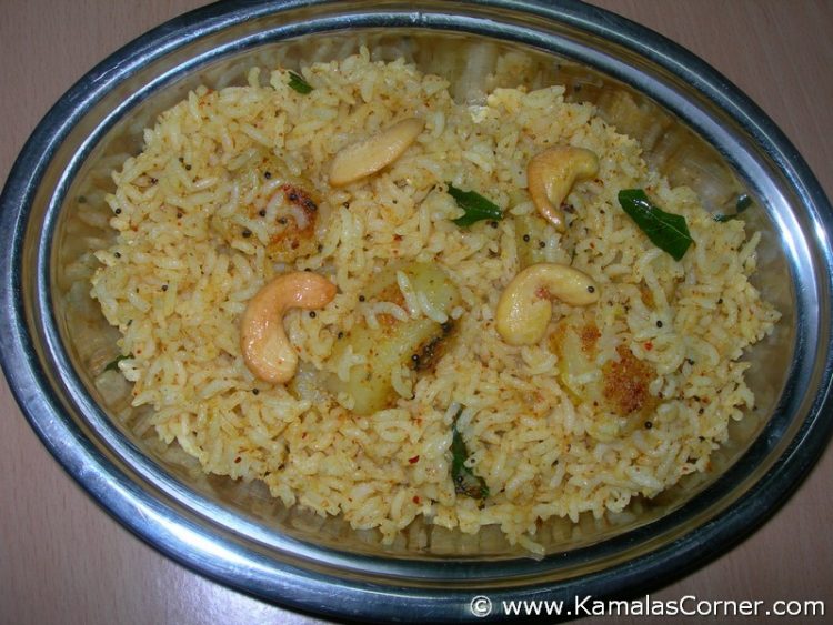 Potato Rice Kamala's Corner