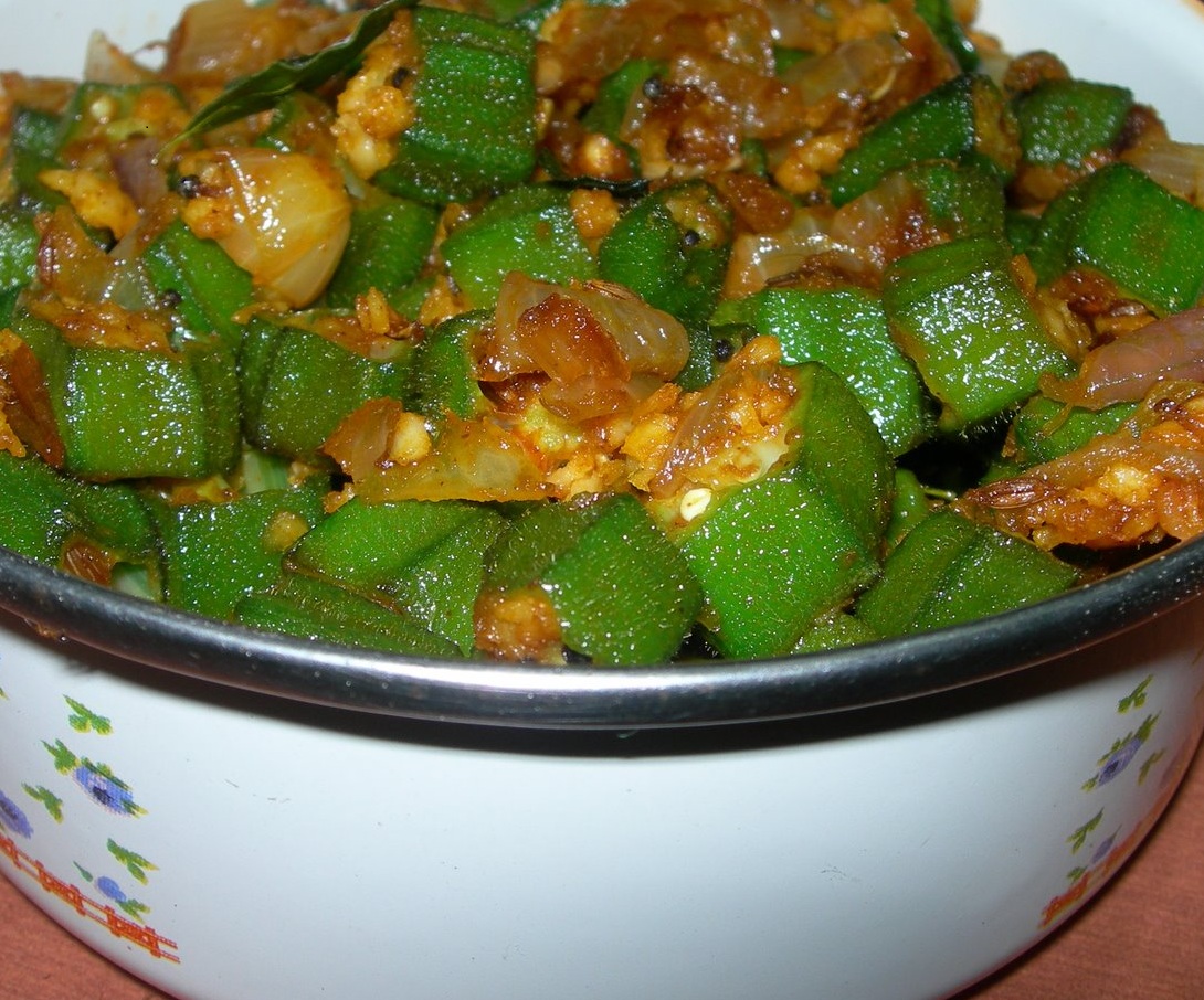 Ladies Finger (Vendaikai) Curry Kamala's Corner