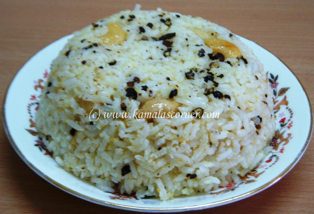 Milagu (Black Pepper) Rice