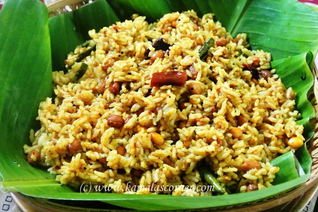 Tamarind Rice (Puliyodharai)