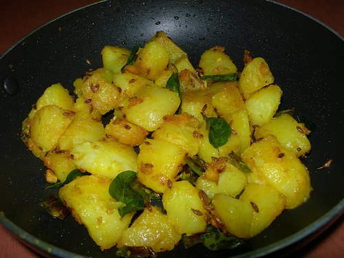 Potato Jeera Fry (Aloo Jeera)