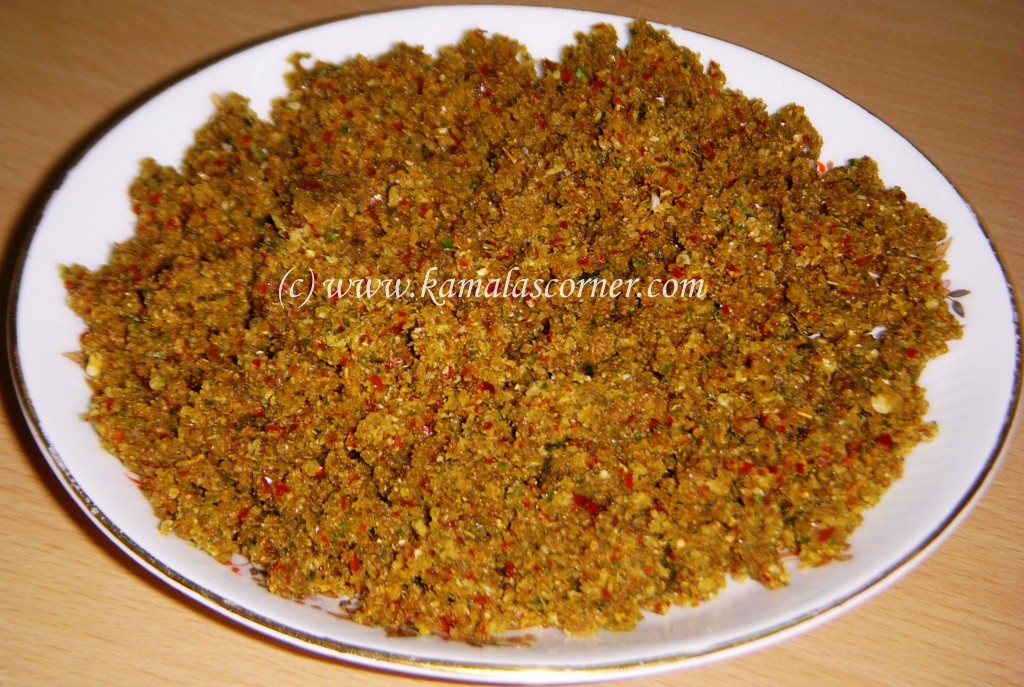 Garlic Curry leaves Podi