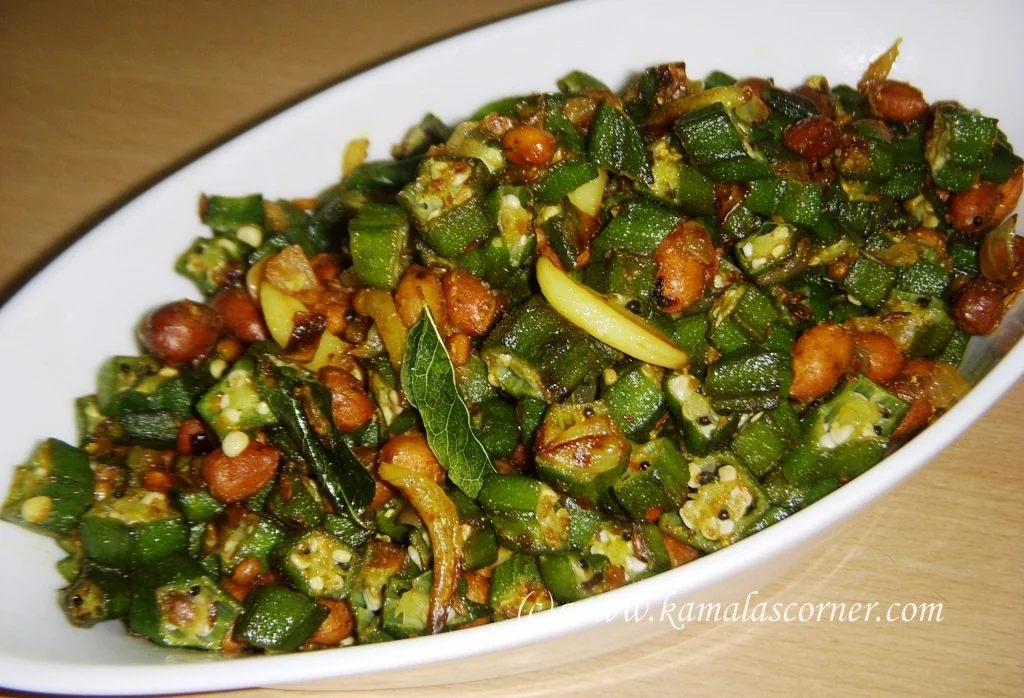 Vendakkai Peanut Poriyal