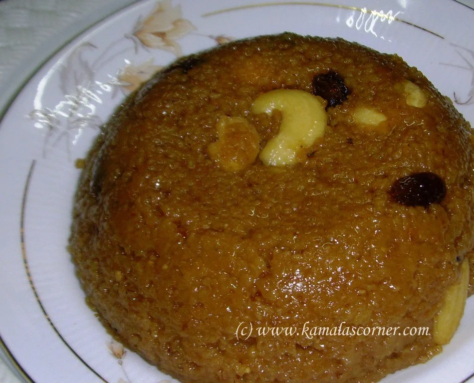 Wheat Rawa Sweet Pongal