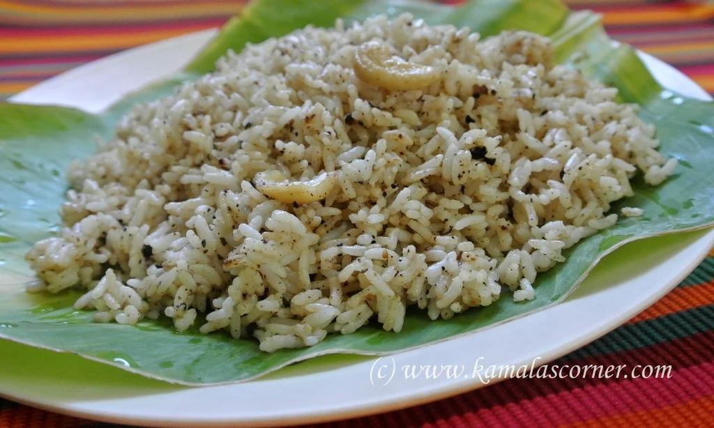 Samba Sadham (Pepper, Cumin Rice)