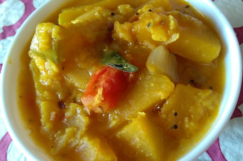 Parangi Kai (Yellow pumpkin) Dhal Curry