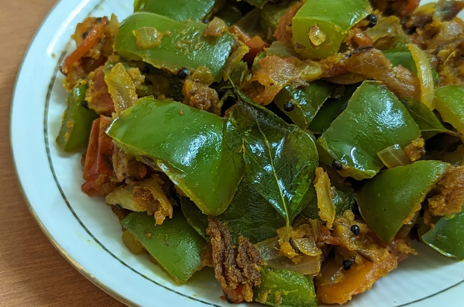 Capsicum Besan Curry