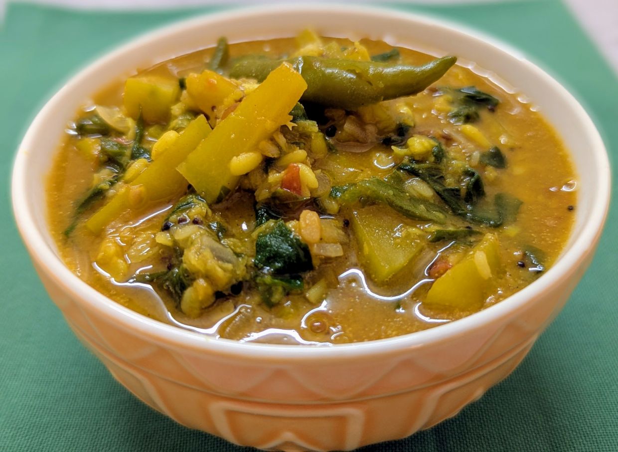Pumpkin Palak Kootu