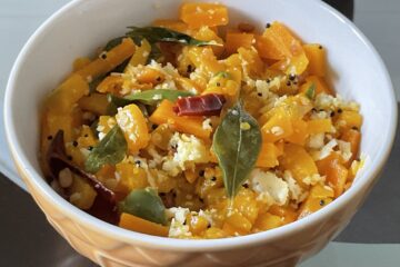 Pumpkin Carrot Poriyal