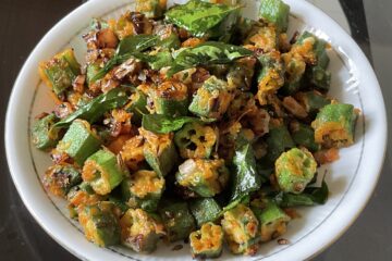 Vendaikai (Okra) Besan Tawa Fry